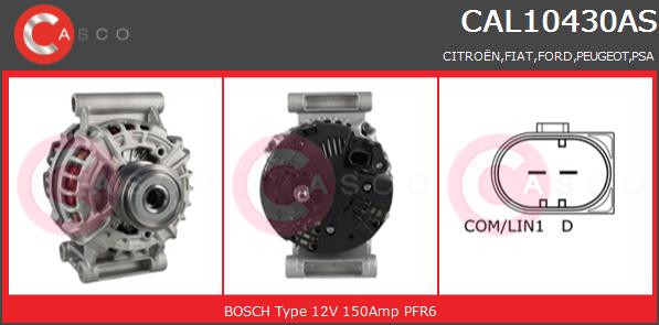 Alternator CASCO CAL10430AS