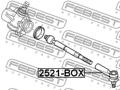 Końcówka drążka kierowniczego FEBEST 2521-BOX
