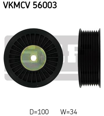 Rolka prowadząca paska osprzętu SKF VKMCV 56003