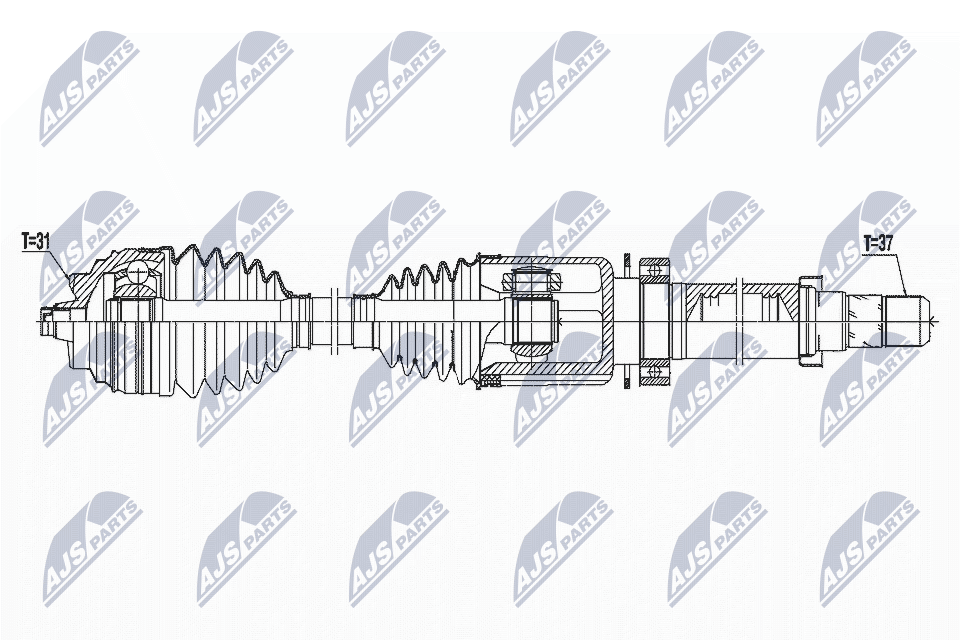 Wał napędowy NTY NPW-BM-167