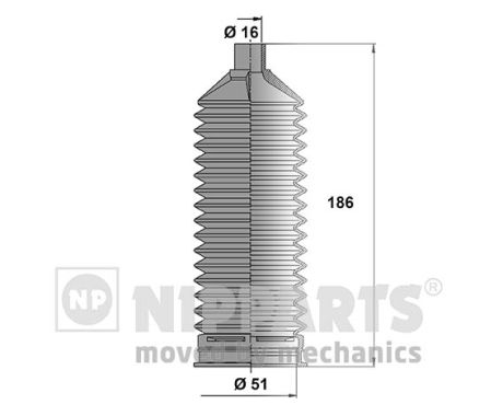 Osłona drążka kierowniczego NIPPARTS J2840506