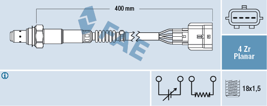 Sonda lambda FAE 77448