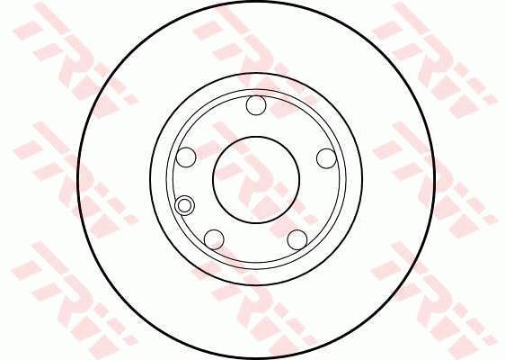Tarcza hamulcowa TRW DF1596