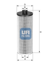 Filtr oleju UFI 25.036.00