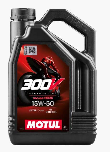 Olej silnikowy MOTUL 300V ROAD RACING 15W50 4L