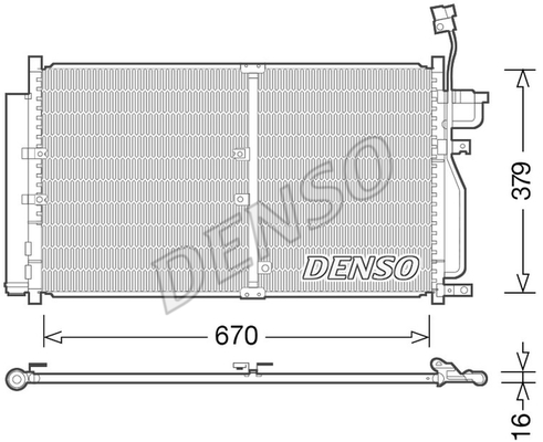 Skraplacz klimatyzacji DENSO DCN15003