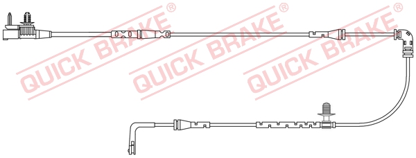 Czujnik zużycia klocków QUICK BRAKE WS 0414 A