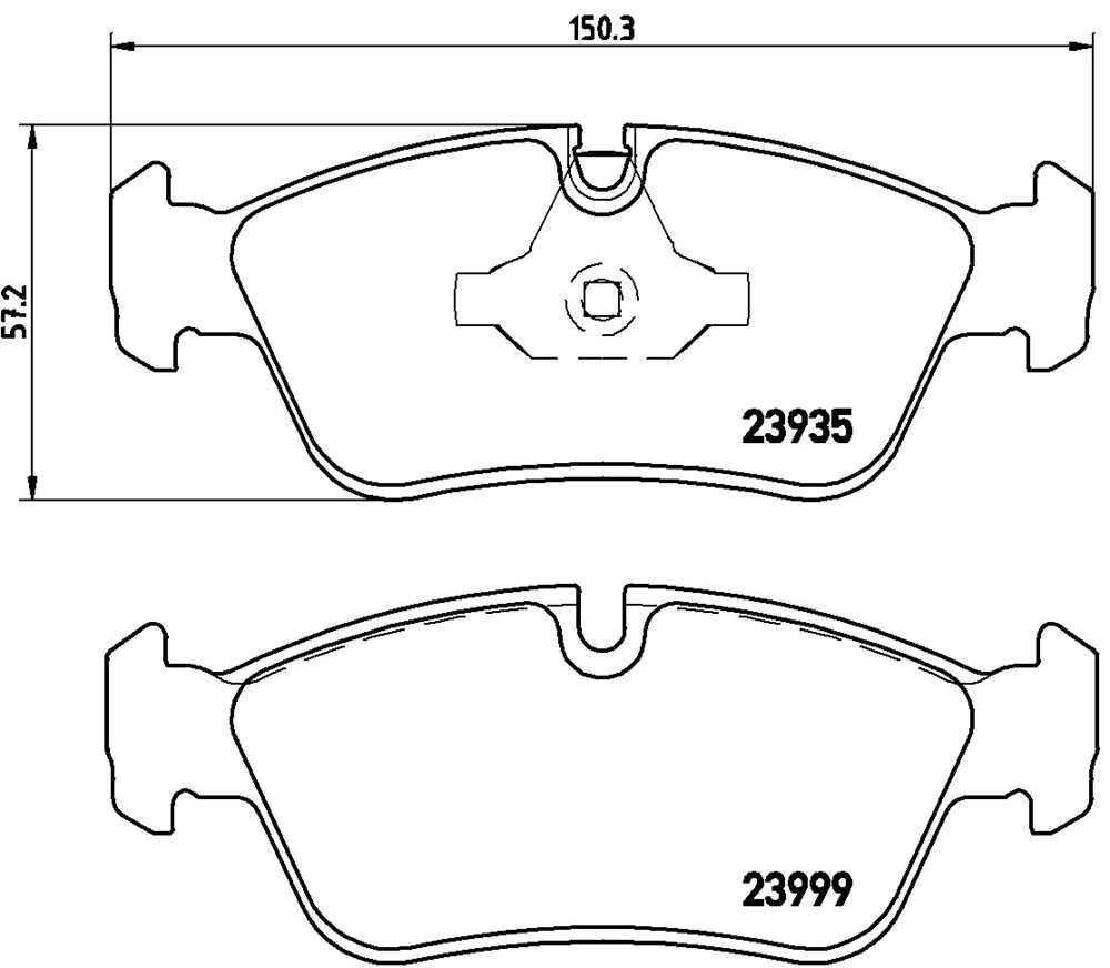 Klocki hamulcowe BREMBO P 06 035X