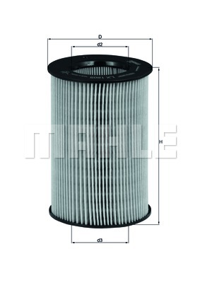 Filtr powietrza MAHLE LX 1805