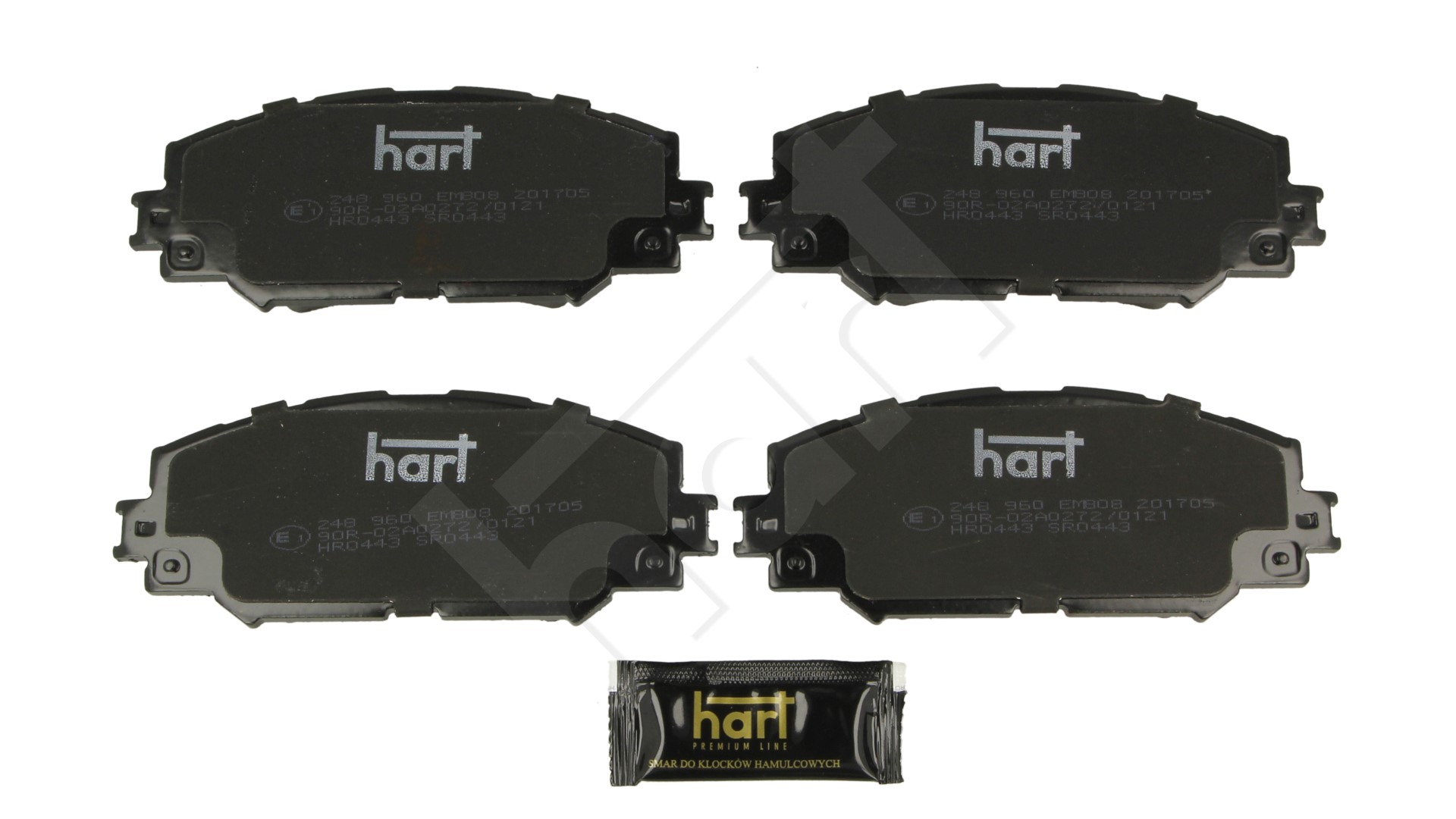 Klocki hamulcowe HART 248 960