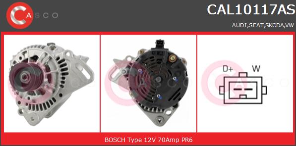 Alternator CASCO CAL10117AS