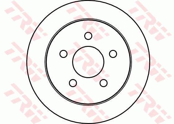 Tarcza hamulcowa TRW DF4049