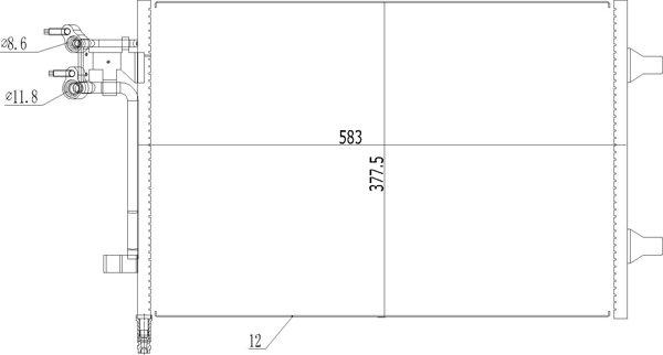 Skraplacz klimatyzacji HART 616 716