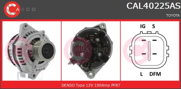 Alternator CASCO CAL40225AS