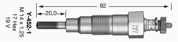 Świeca żarowa NGK 5026