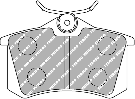 Klocki hamulcowe FERODO RACING FCP541H