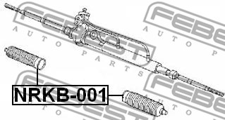 Osłona drążka kierowniczego FEBEST NRKB-001