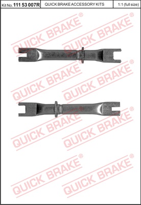 Regulacja szczęk hamulcowych QUICK BRAKE 111 53 007R