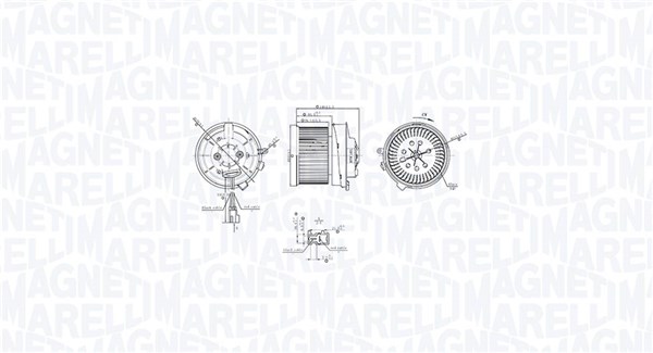 Wentylator wewnętrzny MAGNETI MARELLI 069412766010
