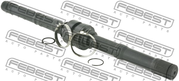 Półoś napędowa FEBEST 0212-J10LH