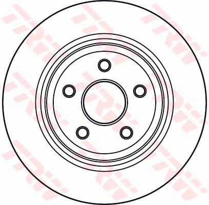 Tarcza hamulcowa TRW DF4979S