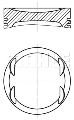 Tłok MAHLE 030 99 00