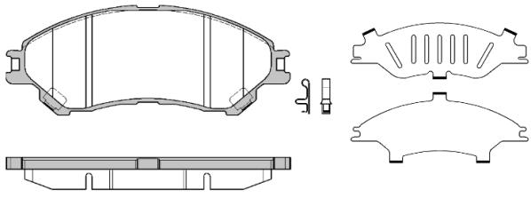 Klocki hamulcowe REMSA 1589.02