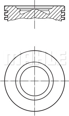 Tłok MAHLE 007 PI 00170 000