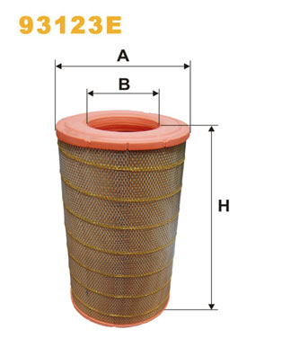 Filtr powietrza WIX FILTERS 93123E