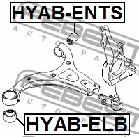 Tuleja wahacza FEBEST HYAB-ENTS