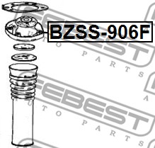 Poduszka amortyzatora FEBEST BZSS-906F