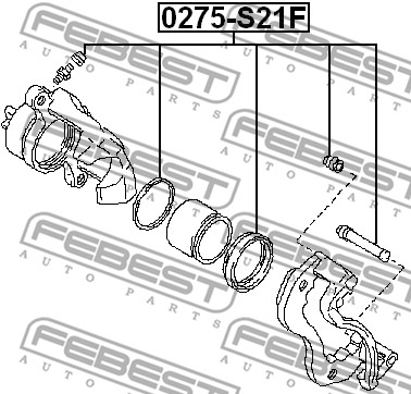 Zestaw naprawczy zacisku FEBEST 0275-S21F