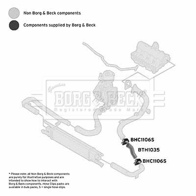 Przewód powietrza doładowującego BORG & BECK BTH1035