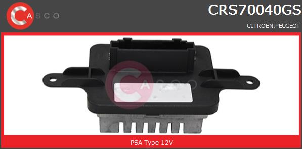 Opornik wentylatora CASCO CRS70040GS