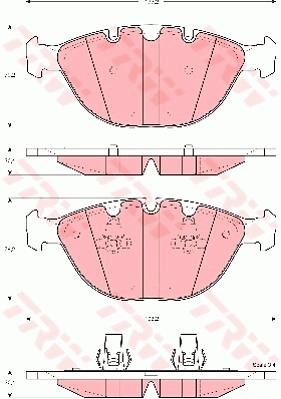 Klocki hamulcowe TRW GDB1529