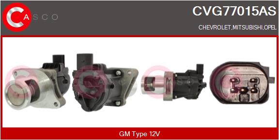 Zawór EGR CASCO CVG77015AS