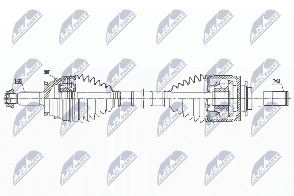 Wał napędowy NTY NPW-MS-077