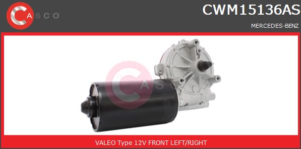Silnik wycieraczek CASCO CWM15136AS