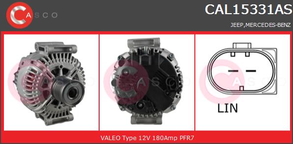 Alternator CASCO CAL15331AS