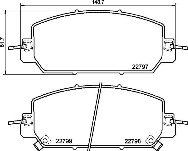 Klocki hamulcowe BREMBO P 28 098