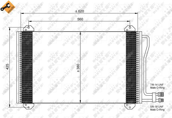 Skraplacz klimatyzacji NRF 35811