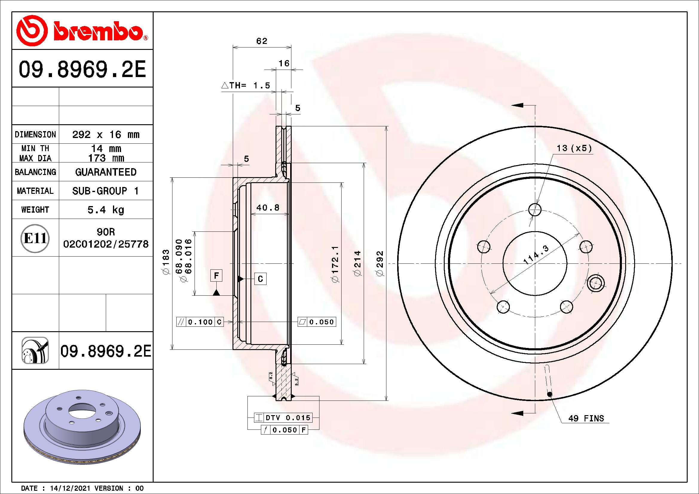Zestaw do hamulców, hamulce tarczowe BREMBO KT 08 020