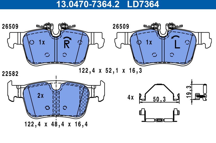 KLOCKI HAM TYL CERAMIC ATE 13.0470-7364.2