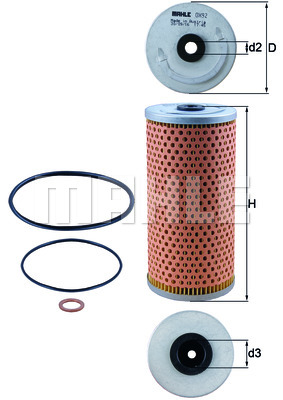 Filtr oleju KNECHT OX 92D