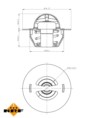 Termostat NRF 725129