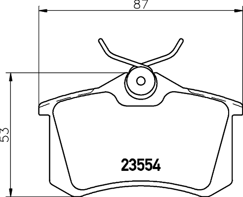 Klocki hamulcowe HELLA PAGID 8DB 355 018-111