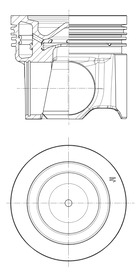 Tłok KOLBENSCHMIDT 40922600
