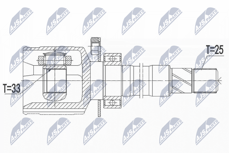 Filtr sadzy / filtr cząstek stałych, układ wydechowy NTY DPF-SU-001