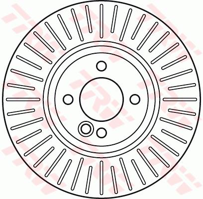 Tarcza hamulcowa TRW DF6016