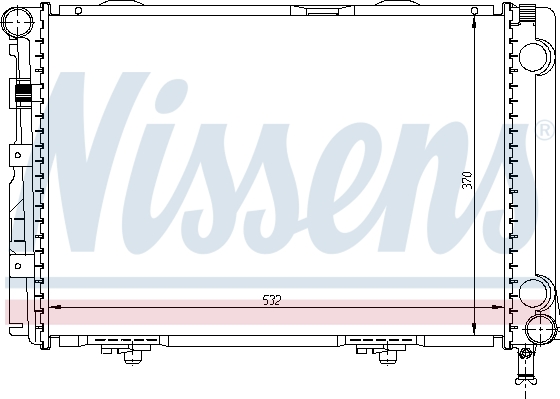 Chłodnica NISSENS 62549A